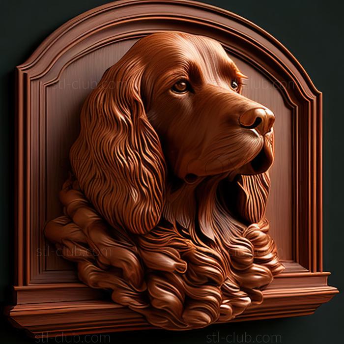 3D model st Sussex Spaniel dog (STL)